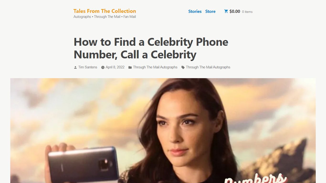 How to Find a Celebrity Phone Number, Call a Celebrity